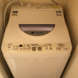 シャープ 全自動洗濯機 ES-TG55L-A 2013年製（決り...