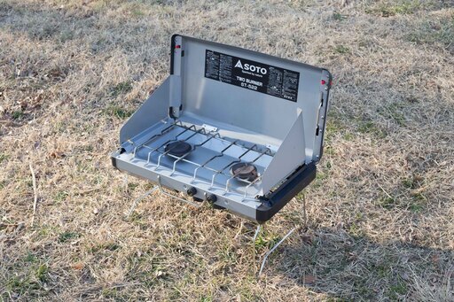 値下　SOTO TWO BURNER ST-522　2バーナコンロ　キャンプ　ガス缶1本付 値下 SOTO TWO BURNER ST-522 2バーナコンロ キャンプ ガス缶1本付