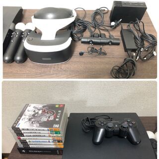 PS3本体+PSVR+ソフト8本 箱付き