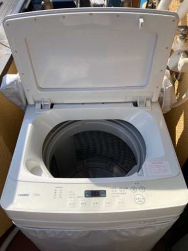 洗濯機 ツインバード 2019年製 7kg 5月22〜26日お引き渡し可能 www 