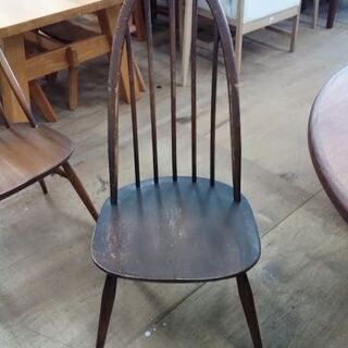店舗同時販売中】 Ercol ア―コール クエーカーチェア3脚セット 