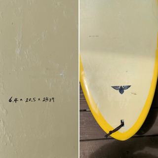 サンタクルーズ　サーフボード　パンプキン6.4