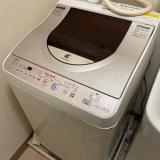 電気洗濯機乾燥機　SHARP ES-TG55J-P