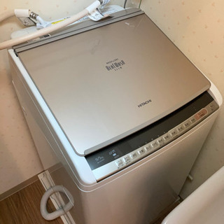 生活家電 乾燥機付き全自動洗濯機 日立ビートウォッシュ BW-DV90C N