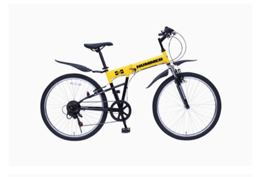 【新品未開封】FサスFD-MTB266SE MG-HM266E [イエロー] マウンテンバイク　折り畳み自転車