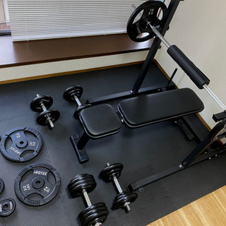 【定価15万のホームジムセット】 検 筋トレ ダンベル バーベル ベンチ 懸垂 値下げしました！