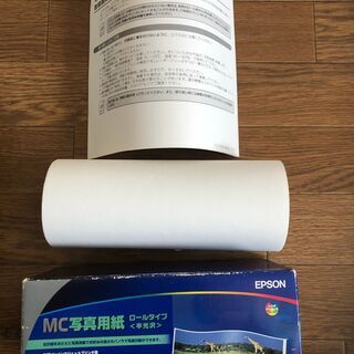 EPSON MC写真用紙 ロールタイプ〈半光沢〉A4幅×10m◆未使用