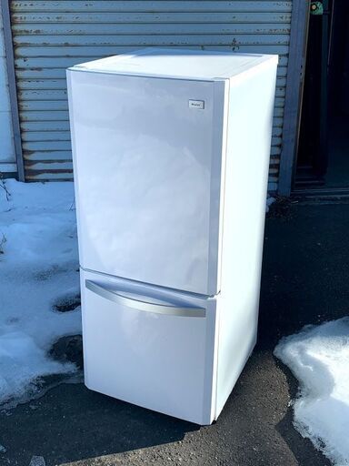 【苫小牧バナナ】2013年製 Haier/ハイアール 138L 冷凍冷蔵庫 JR-NF140F ホワイト系 単身向け 清掃済み