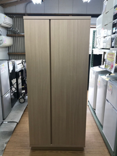 【リサイクルショップ八光　田上店　配達・設置OK】ナチュラルベージュ　クローゼット