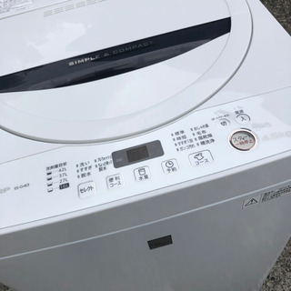 洗濯機 シャープ 4.5kg 2016年製 プラス3000円〜で配送可能! ☆その他多数出品中！