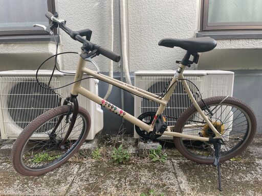 ミニベロ 小型自転車 WACHSEN 20インチ 6段変速 Gasse BV-626 IV ベージュ