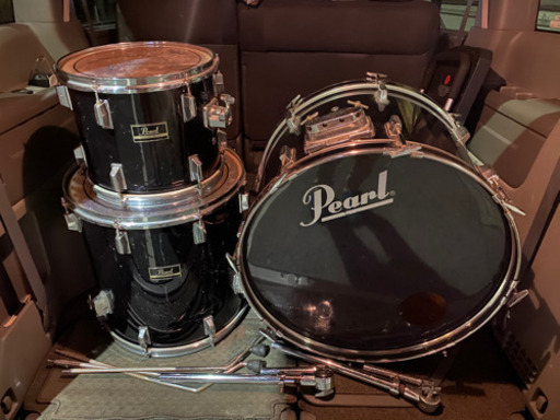 pearl ドラム3点