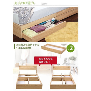 【新品未使用】ダブルベッド コイルマットレス付き 未開封