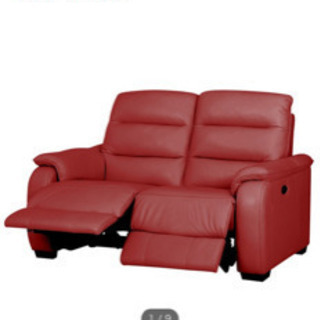 F002　ニトリ　2人用両電動本革リクライニングソファ F002 ニトリ 2人用両電動本革リクライニングソファ 2人掛け両電動