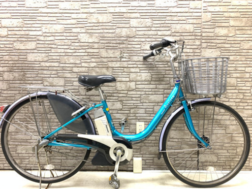 東京23区配達無料　新基準　ブリヂストン　アシスタ　6Ah リチウム 電動自転車☆中古☆BS26インチ★