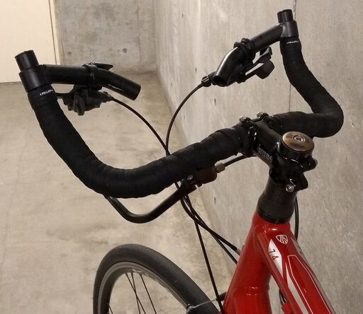 改造ブルホーンハンドル TREK Cross bike