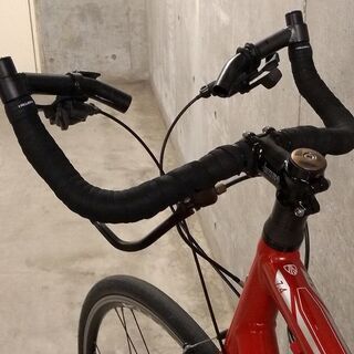改造ブルホーンハンドル　TREK Cross bike