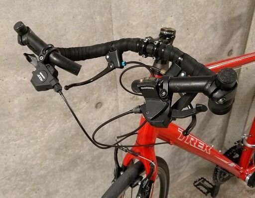 改造ブルホーンハンドル TREK Cross bike