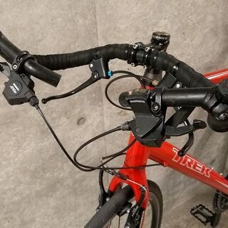 改造ブルホーンハンドル　TREK Cross bike