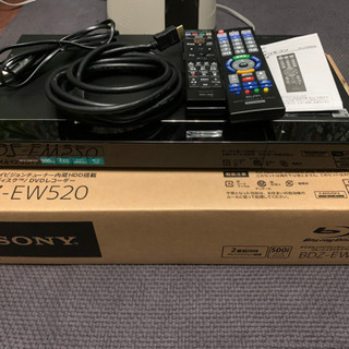 【中古】SONY製ブルーレイレコーダー