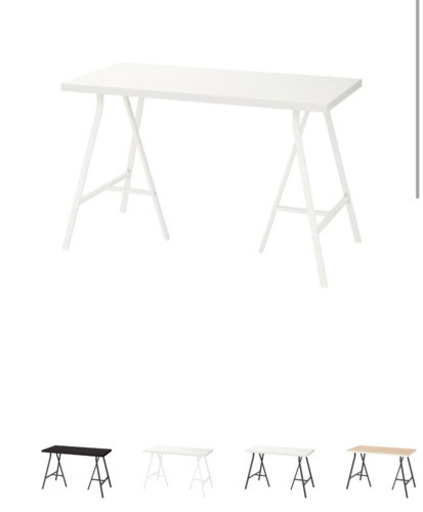 テーブル　ホワイト　白　デスク　机　IKEA