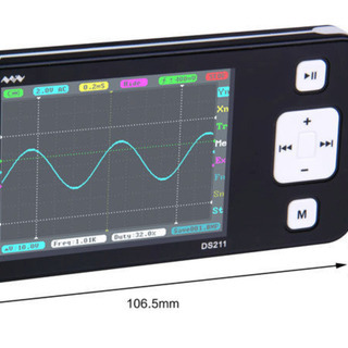 バッテリー内蔵　ポケットサイズ・デジタル・オシロスコープ