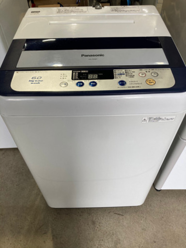 Panasonic 6kg 全自動洗濯機 NA-F60B7 2013年製