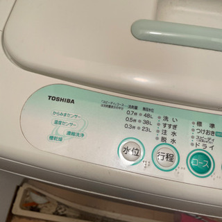 洗濯機　TOSHIBA  差し上げます。