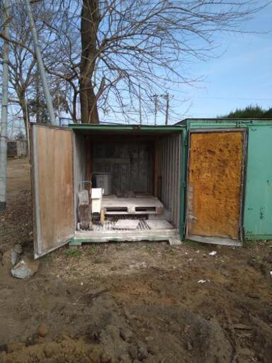 コンテナ 物置 アルミ 観音扉