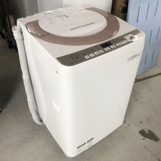 2016年製 シャープ全自動洗濯機「ES-KS70R-N」7.0kg