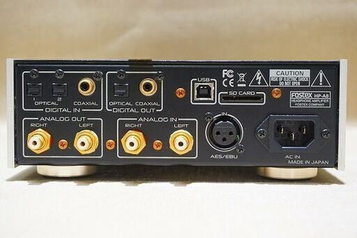 苫小牧バナナ】品 Fostex/フォステックス 32bitDAC HP-A8 ヘッドホン