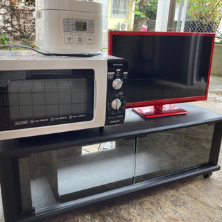 1人暮らし用家具、家電セット ２年使用済み　(40000円)