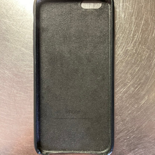 iPhone6 純正レザーケース ブラック