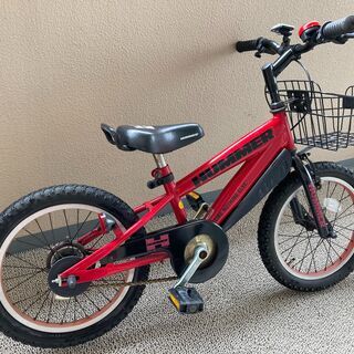 HUMMER16インチ子供用自転車（赤）をお譲りします