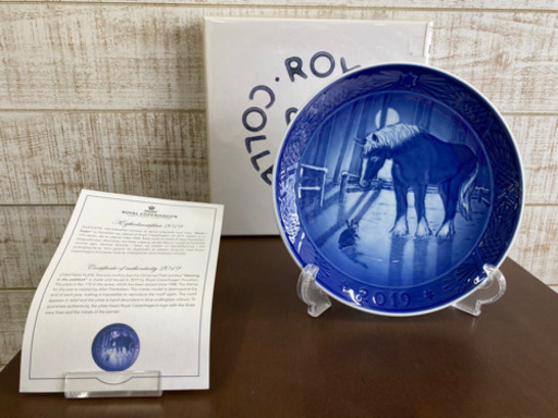 【愛品館江戸川店】ロイヤルコペンハーゲンイヤープレート 2019年Meeting in the Paddock ID102-023204-007