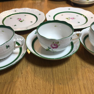 【値下げ】ヘレンド　カップ&ソーサー　ディッシュセット
