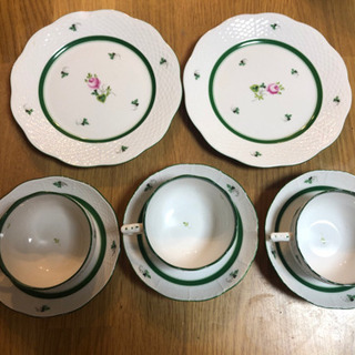 【値下げ】ヘレンド　カップ&ソーサー　ディッシュセット