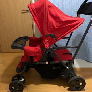 JOOVY / 二人乗りベビーカー バギー　オプション付き　中古 JOOVY / 二人乗りベビーカー バギー オプション付き 中古