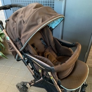 ピジョン高級ベビーカー プレミージュ ショコラミント