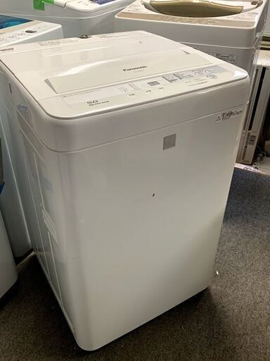 【苫小牧バナナ】2016年製 Panasonic/パナソニック 5.0kg 洗濯機 NA-F50ME3 ホワイト系 単身向け 清掃済み♪