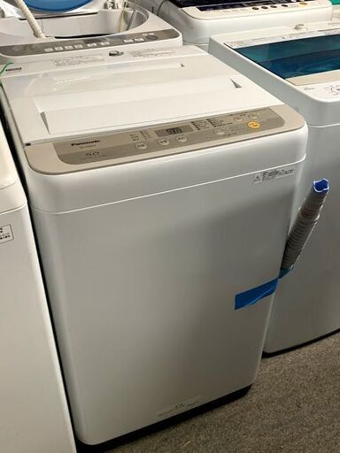 【苫小牧バナナ】2019年製 Panasonic/パナソニック 5.0kg 洗濯機 NA-F50B12 ホワイト系 単身向け 清掃済み♪
