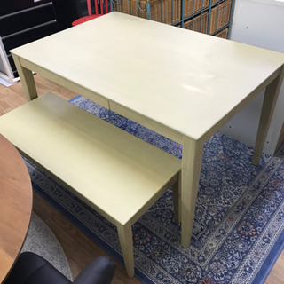 【リサイクルショップ八光　田上店　】ナフコ　TWO-ONE STYLE ダイニングテーブル　Tケイト120　3-4人掛け用