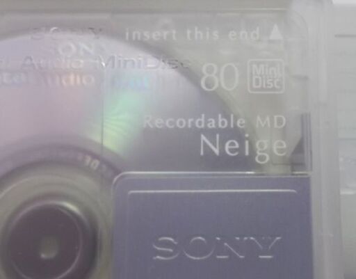 MDディスク SONY Neige 80 160枚セット ミニディスク MINI DISC ソニー ネージュ 未使用品 80分 札幌市東区 新道東店
