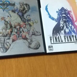 PS2 ファイナルファンタジーXII&キングダムハーツFinal...