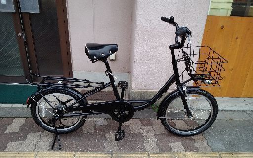 BRIDGESTONE JOSIS★Wgn[ジョシス ワゴン]前20吋/後18吋 コンパクト自転車 内装3段/点灯虫/ブラック