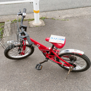 16インチ 子ども用自転車✨Jeep 赤色✨男の子用✨全体的にサ...