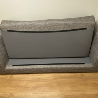 ニトリ　3人用布張りソファ(NポケットA3 DR-GY)