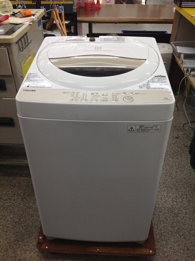 【最短即日配送可能】5kg 全自動洗濯機　東芝【9651306】