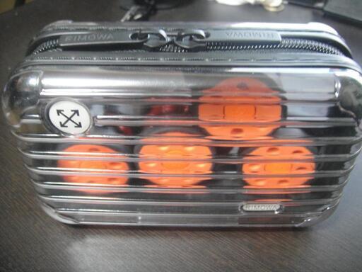 RIMOWA×offwhite シースルーミニケースホイール