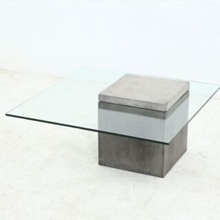 引取限定 moda en casa 「flying table」 6万 センターテーブル ガラス